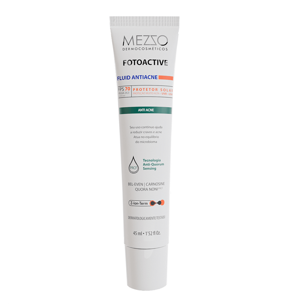 Filtro Solar Facial Fluid Antiacne FPS 70 Mezzo